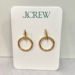 J.Crew Dainty Circular Drop Earrings